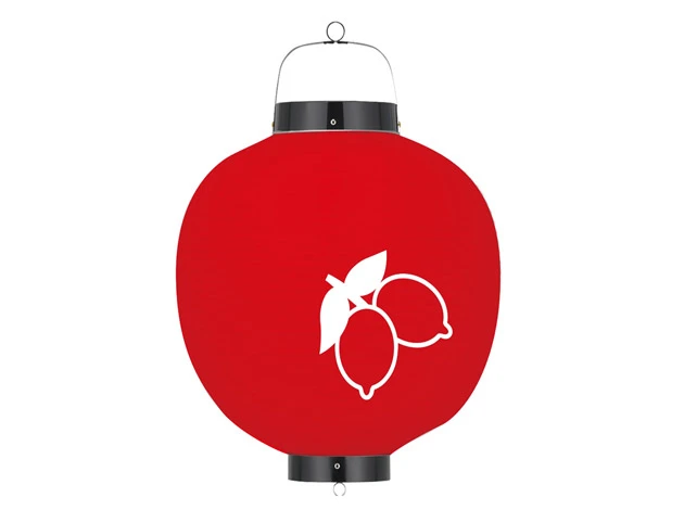 製作事例 No.286　尺六丸ビニール提灯 名入れデザインデータ