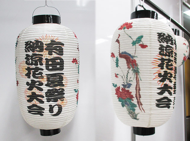 製作事例 No.8　尺二長型フルカラー提灯実績画像