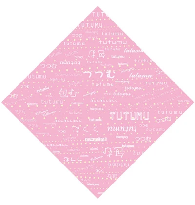 製作事例No.15 フルカラー風呂敷 / w700×h700（mm）　昇華転写印刷（片面）