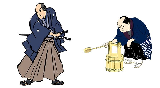 武士の羽織から市民の普段着へ