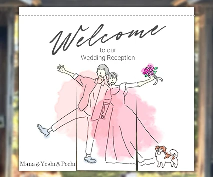 洋風の結婚式にもお薦めデザイン