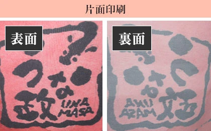 片面印刷