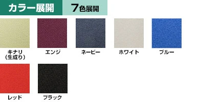 カシドス（ポリエステル）カラー展開
