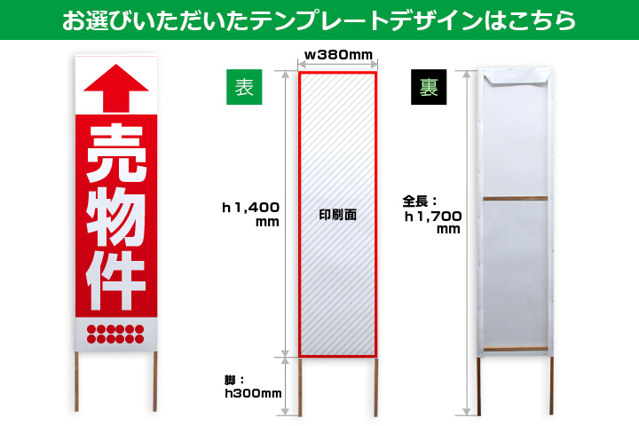 お選びいただいたテンプレートデザインはこちら