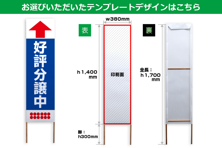 お選びいただいたテンプレートデザインはこちら