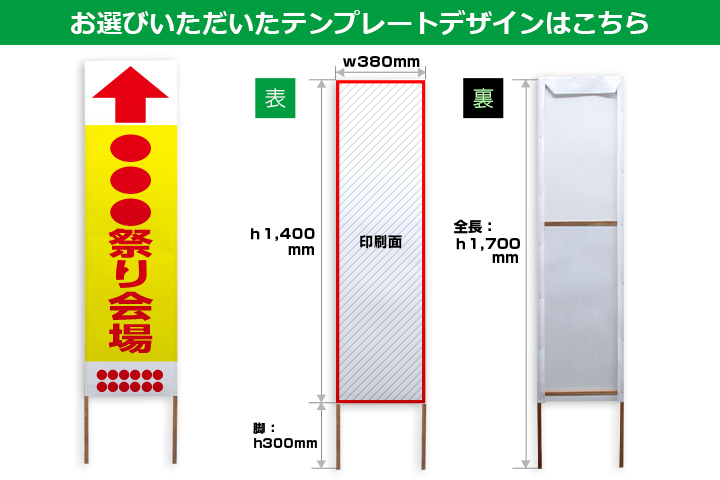 お選びいただいたテンプレートデザインはこちら