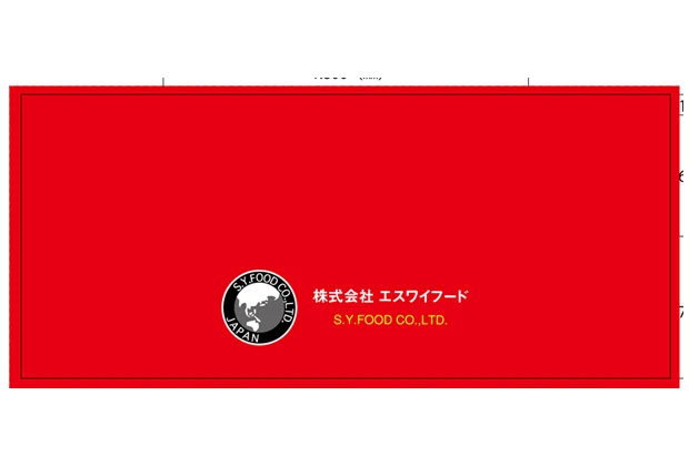 製作事例No.49 テーブルクロスサイズw3,200xh1,400（mm）デザインデータ