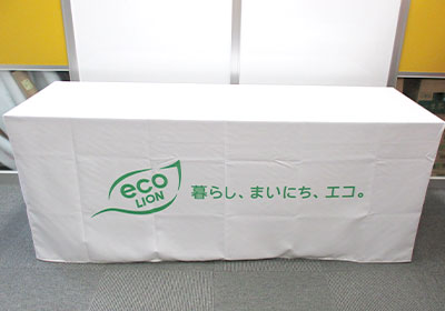 立体ボックス型テーブルクロス実績サンプルイメージ1