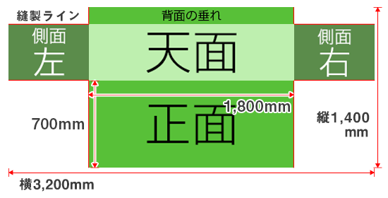 背面が開くタイプイメージ