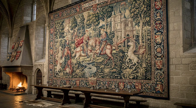 タペストリーの意味を名前の由来と語源から紐解く