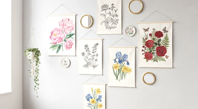 タペストリーのサイズと最適な設置場所