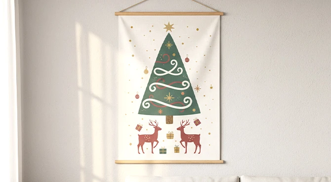 タペストリーのサイズと最適な設置場所