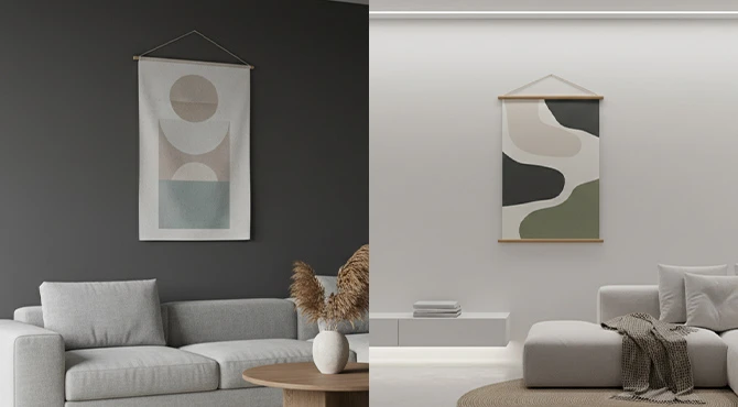 タペストリーを長持ちさせる設置方法