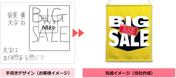 手書きデザインイメージ