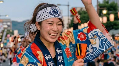 よさこい衣装手ぬぐい活用イメージ