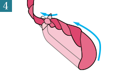 ペットボトルの包み方【4】